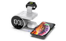 Load image into Gallery viewer, 5-IN-1 Wireless Charging Dock with Clock