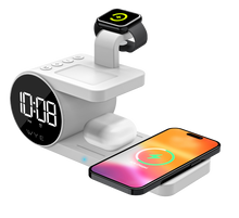Load image into Gallery viewer, 5-IN-1 Wireless Charging Dock with Clock
