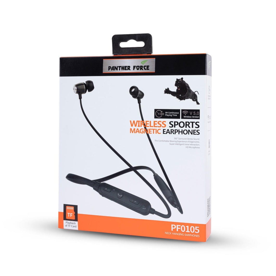 Wireless sports magnetic earphones